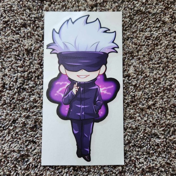 Jujutsu Kaisen Satoru Gojo Decal Sticker (Approx 8" tall) Bam Box exclusive - Picture 1 of 3